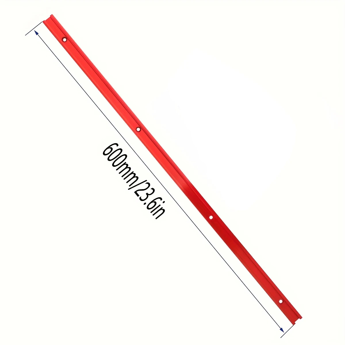 1Pc Woodworking T Track 60cm, Aluminum 19x9.5mm T Track for Cross Cut Sled, Router Fence Sled for Woodworking Workshop Jig DIY