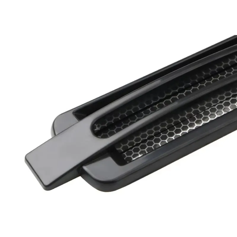 

Popu для автомобиля, впускная решетка, 1 пара автомобильных крыльев, спойлер с воздушным потоком, наклейки, боковое вентиляционное отверстие, 3D наклейка в виде акулы, украшение, жабры, отделка S