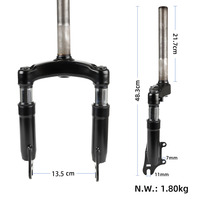 1pc Shock Absorber Front Shock Absorption Replacement Shock Absorbers For Fiido Q1 Electric Scooter Single/Double Drive Parts