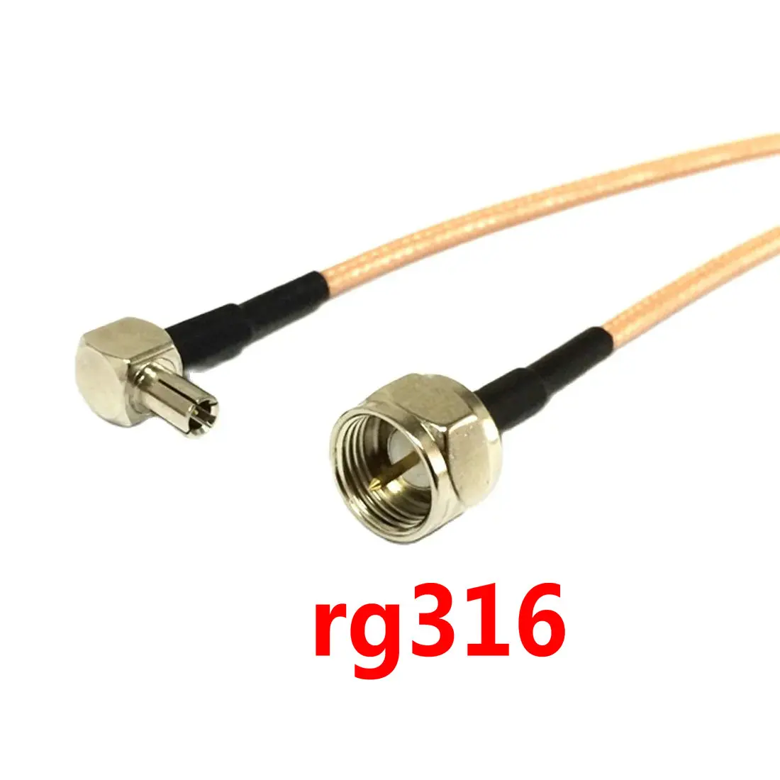 F male TO ts9 connector CABLE RG316 30CM