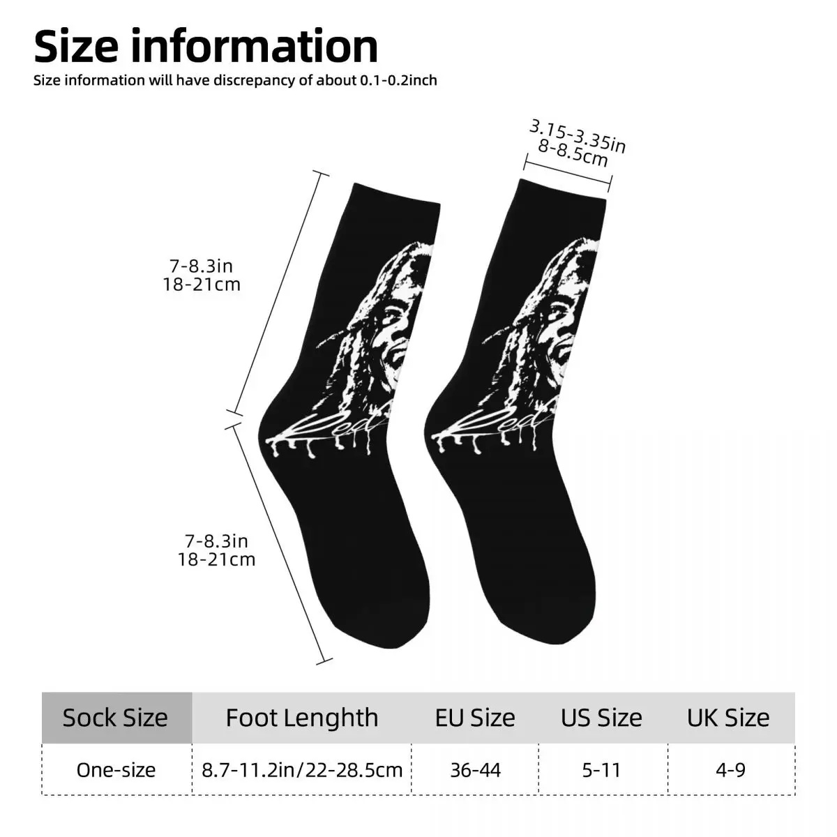 Whole Lotta Red Socks Playboi Cart Leisure Stockings Spring Anti Bacterial Couple Socks Comfortable Graphic Skateboard Socks