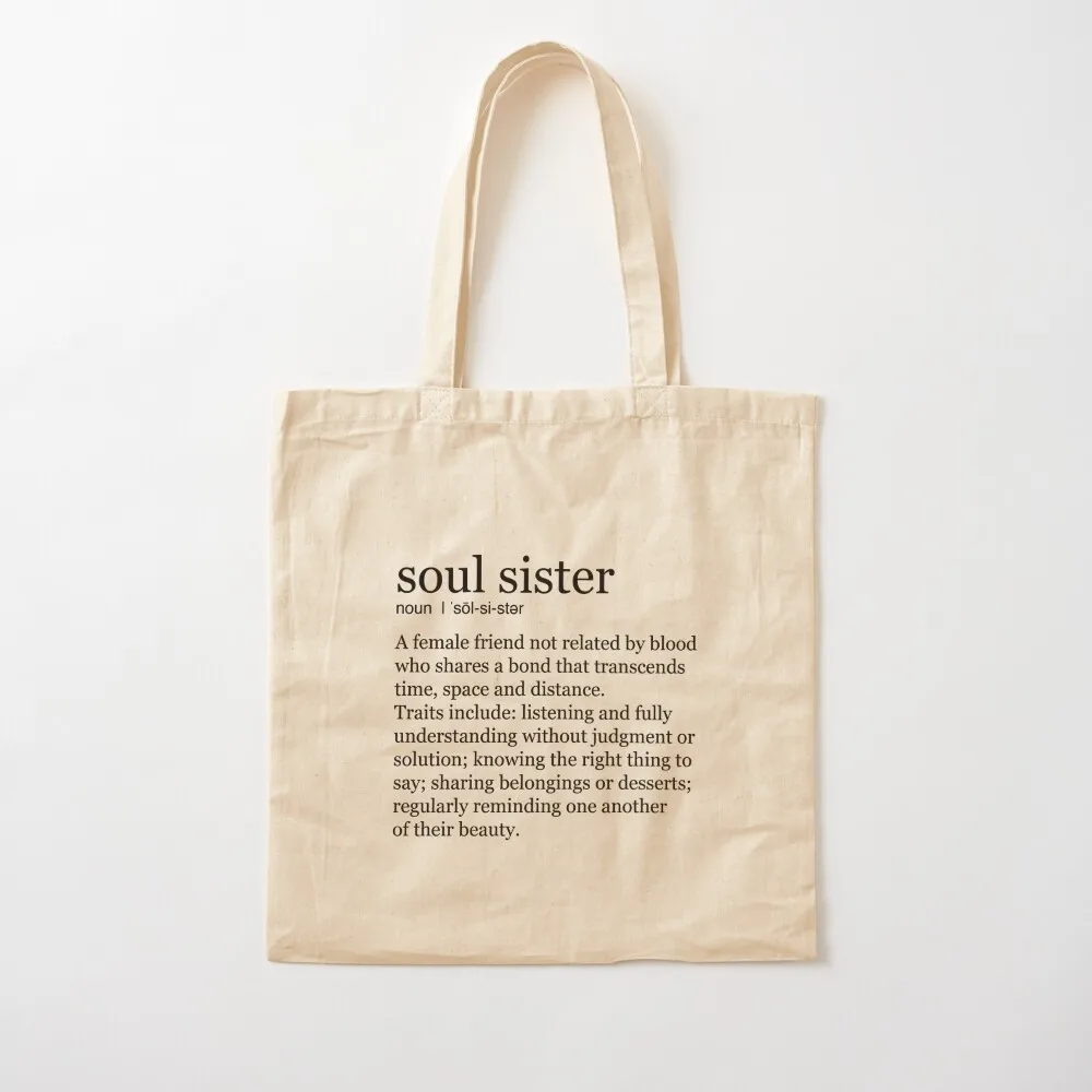 

Soul Sister Tote Bag shopper bag women female bag Candy bags Canvas Tote