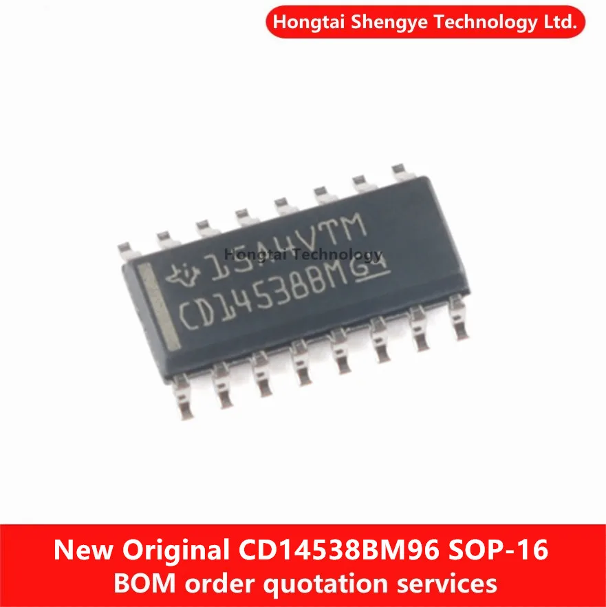 New Original CD14538BM SOP-16 CD14538BM96 Precision Monostable Multi-Harmonic Oscillator IC Chip