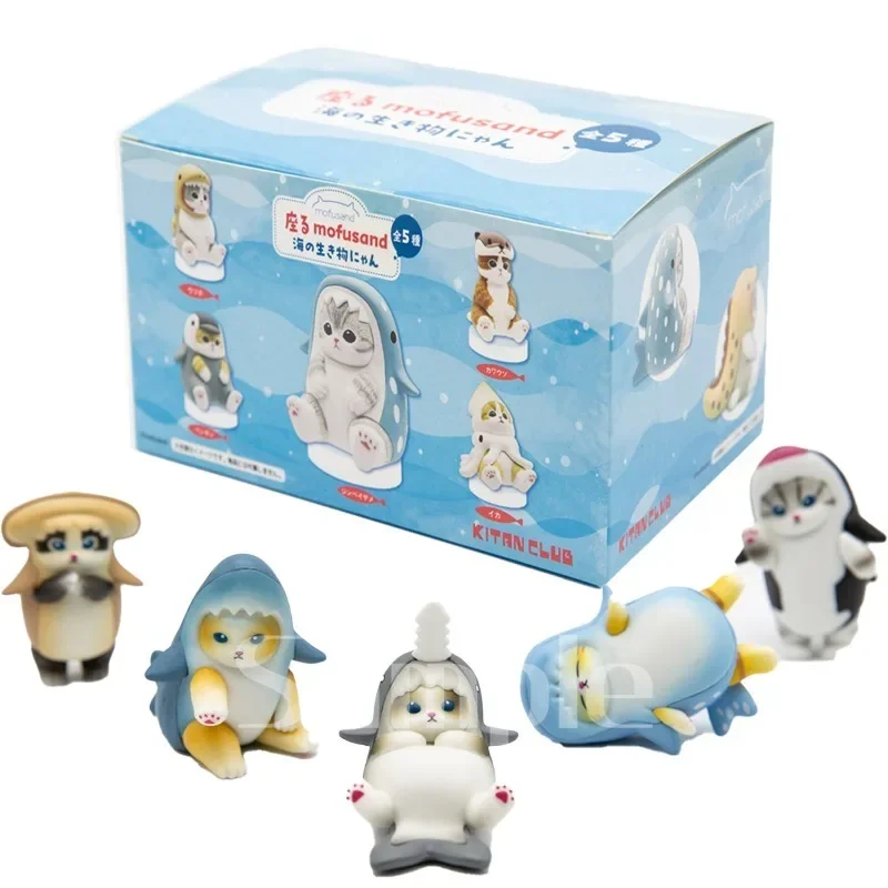 

Mofusand Deep Sea Ролевая игра Фигурка Костюм акулы Коллекционный аниме Ocean Explorer Подарок для коллекционеров Limited Mystery Pack