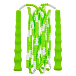 2.4 metri bambini bambini beginer sott perline in pvc corda per saltare con perline corda per saltare 17cm manico in pp 2cm di lunghezza perline