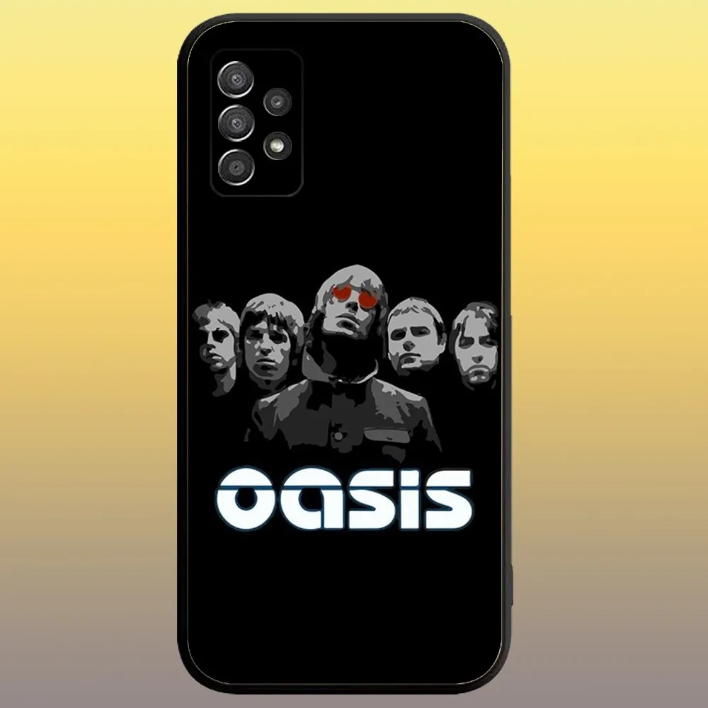 Hot Band-O-Oasis Phone Case for SamsungA 91,80,73,72,71,70,53,52,51,42,41,40,32,31,30,22,21,20,13 S 4G 5G Soft Black Case