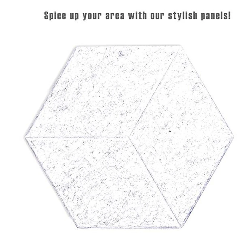 12 Pack Acoustic Foam Panel Hexagon Acoustic Panels For Acoustic Treatment,Beveled Edge Tiles For Echo Bass Insulation