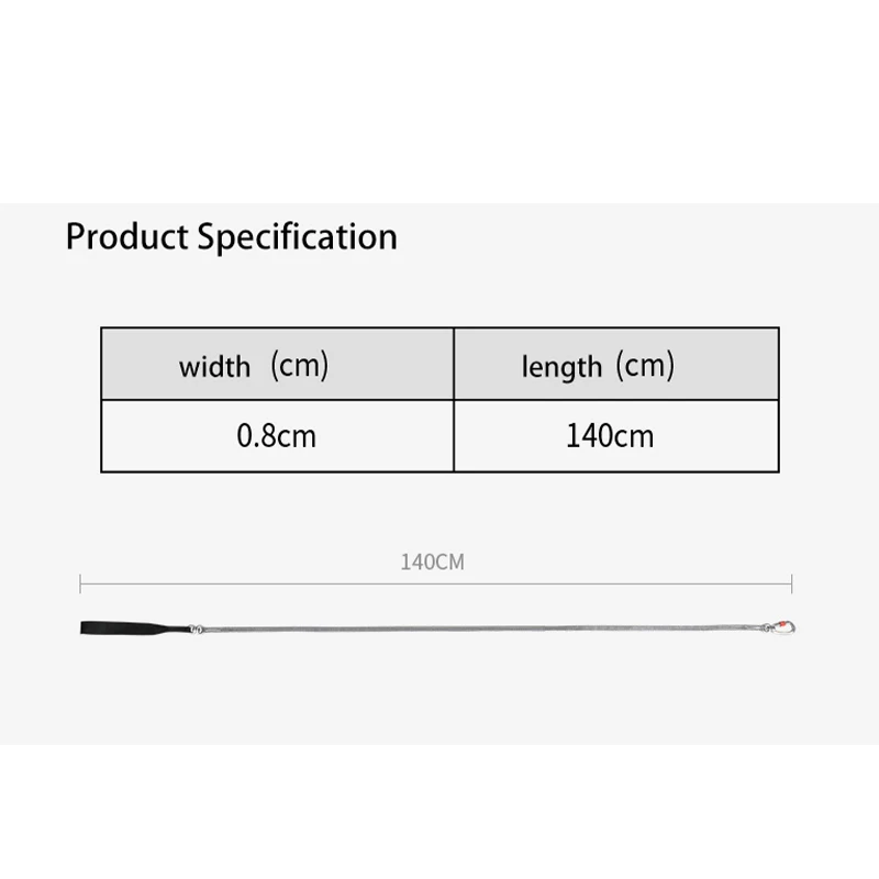 TRUELOVE مقود الحيوانات الأليفة الملون وخفيف الوزن يسهل حملها TLL2772 مقبض ناعم شريط غزل نايلون ملون مع عاكس 3M #6