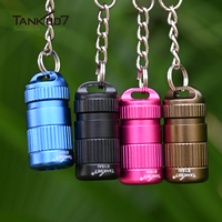 Tank007 E15 Mini Keychain Lamp Pocket Torch LED Light Flashlight Lamp Waterproof Keychain Light 1PC