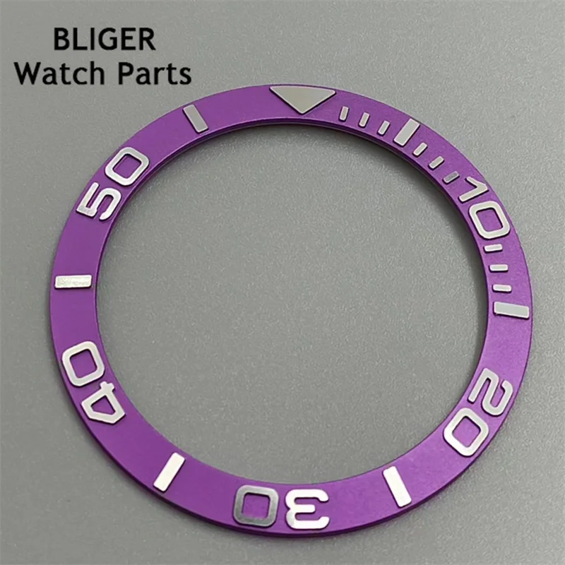 BLIGER  38mm Ceramic Watch Bezel Insert Fit 40mm Watch Case