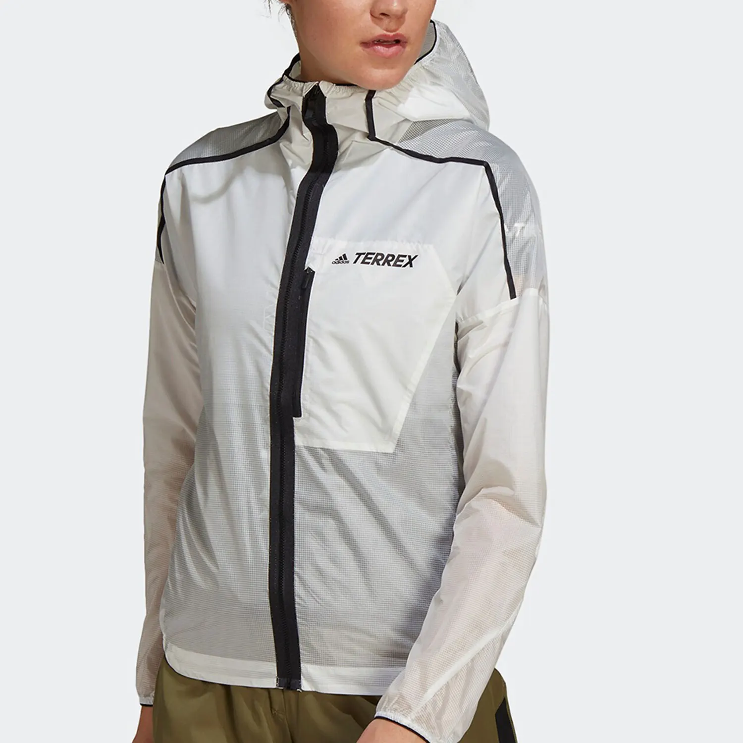 

Adidas genuine TERREX New Women's Outdoor Hooded Training Jacket HA7541