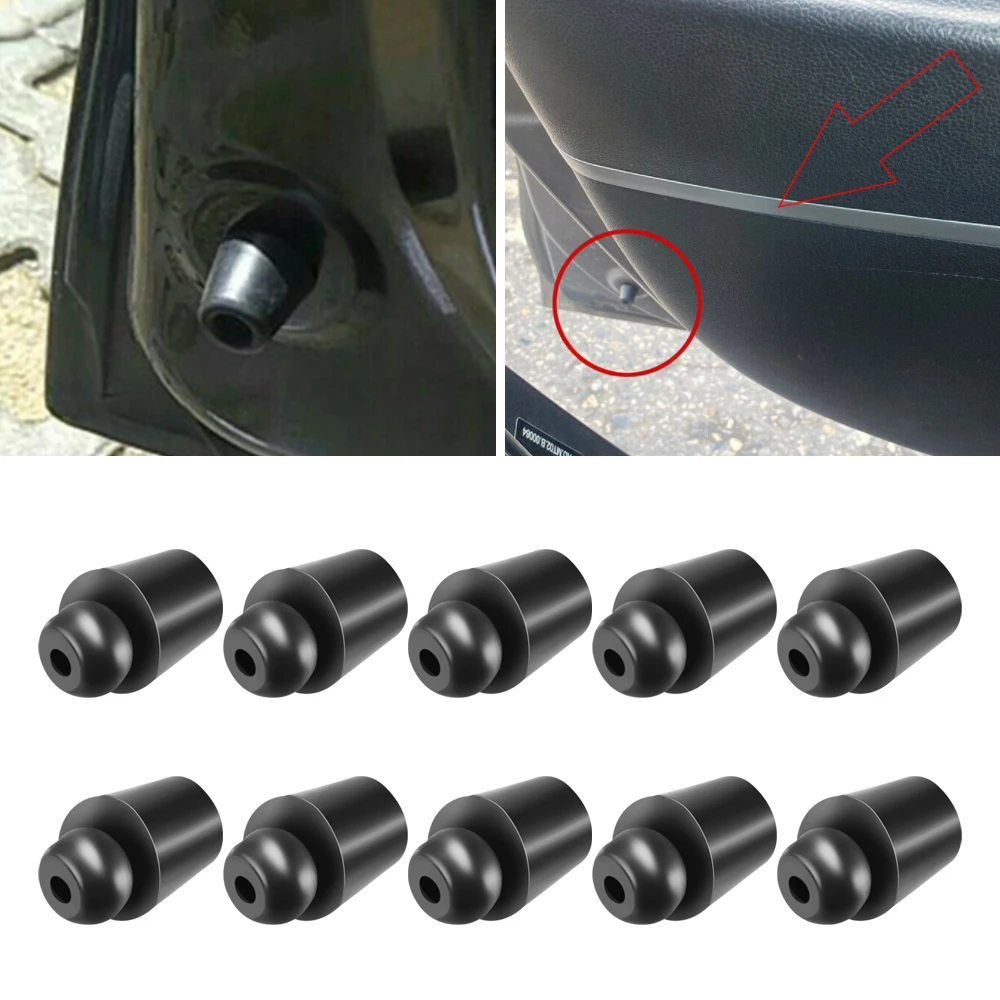 10pcs Car Door Bumper Dampers Buffer Pad Cover Rubber Anti Shock for BMW X5 E53 E70 F15 G05 X6 E71 E72 F16 X3 E83 F25 G01 X4