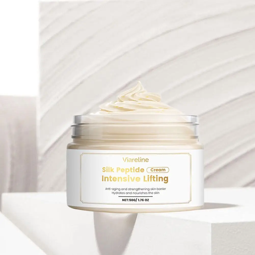 الحرير الببتيد ثبات كريم الكولاجين مكثفة رفع مرطب تبييض سطع الجلد مكافحة الشيخوخة مرونة تعزيز #1