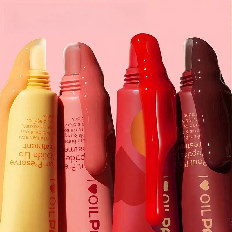 색상변화 펩타이드 립글로스, 버터 립밤, 립 샤인, 립 틴트, 메이크업 립스틱