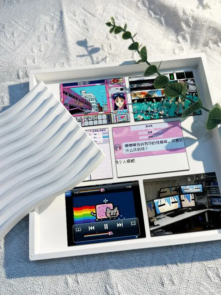 64 pièces créatif Webcore ancien affiche coque de téléphone décoration bricolage cahier tasse d'eau bureau autocollants personnalisés