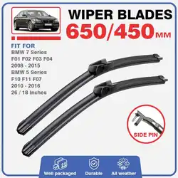 Front Windscreen Wiper Blades For BMW 5 Series F10 F11 F07 GT 2010 - 2016 / 7 Series F01 F02 F03 F04 2008 - 2015 Car Accessories