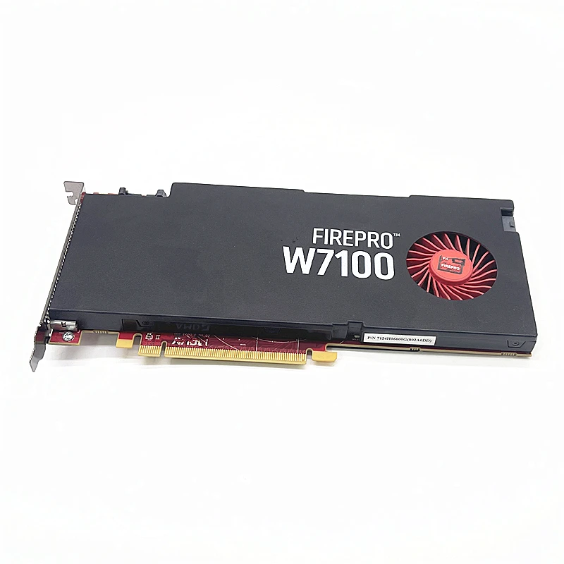 Originele Fire PRO W7100 8GB Grafische Kaart SW/CAD/3D Modellering Ontwerp Tekening Rendering Workstation Professionele Grafische kaart