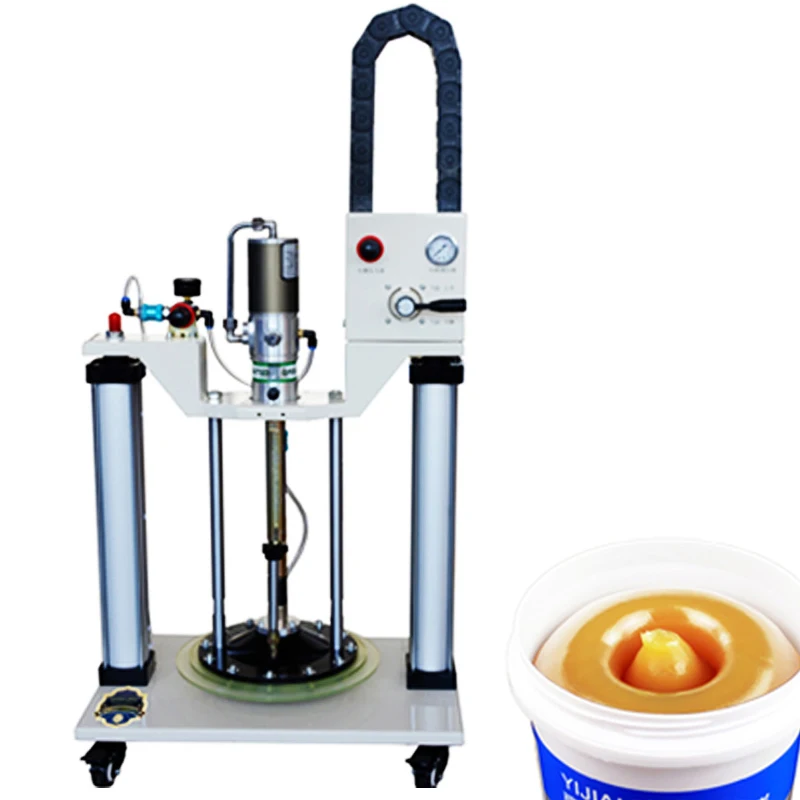 Pneumatic Quantitative Butter Machine Double Column Grease Filling Machine High Pressure Lubricator