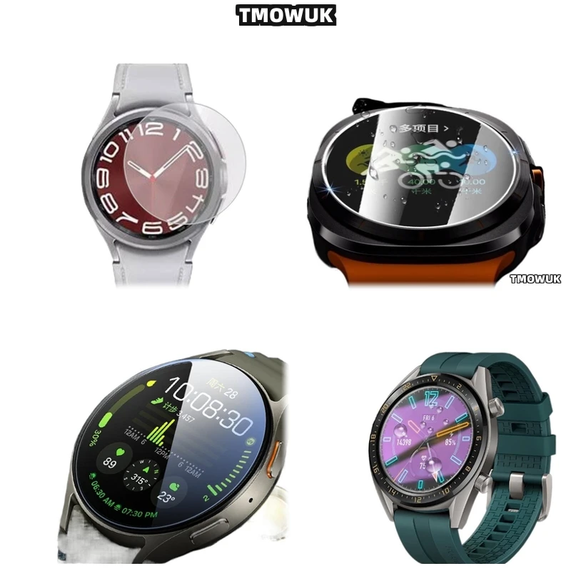 

For Samsung Galaxy Watch6 Classic 40mm Watch7 Ultra FE 47 44 43mm Military Grade Tempered Glass Screen Protector Impact Resistan