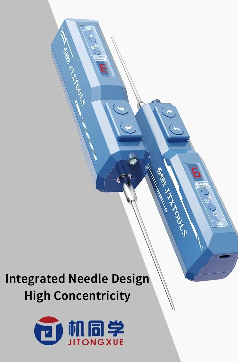 JTX G-2 Glue Remover for OCA, Curved & Hard Factory Glue. 6-Speed, Dual Rotation, USB-C Rechargeable | Phone Repair Tools