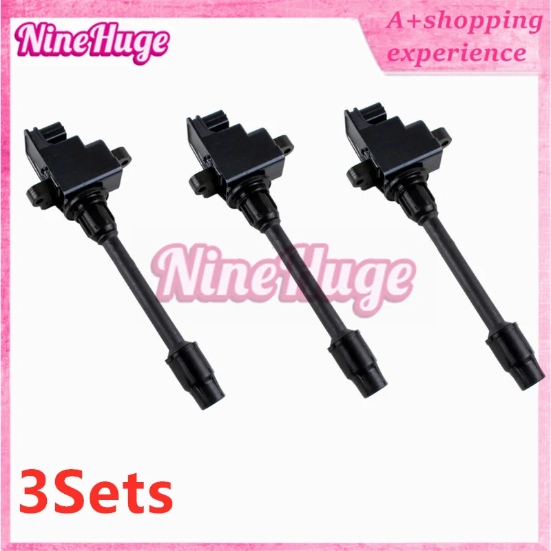 3Sets High Quality Ignition Rear Coil 22448-31U01 22448-31U11 for INFINITI I30 NISSAN MAXIMA QX II A33 III A32