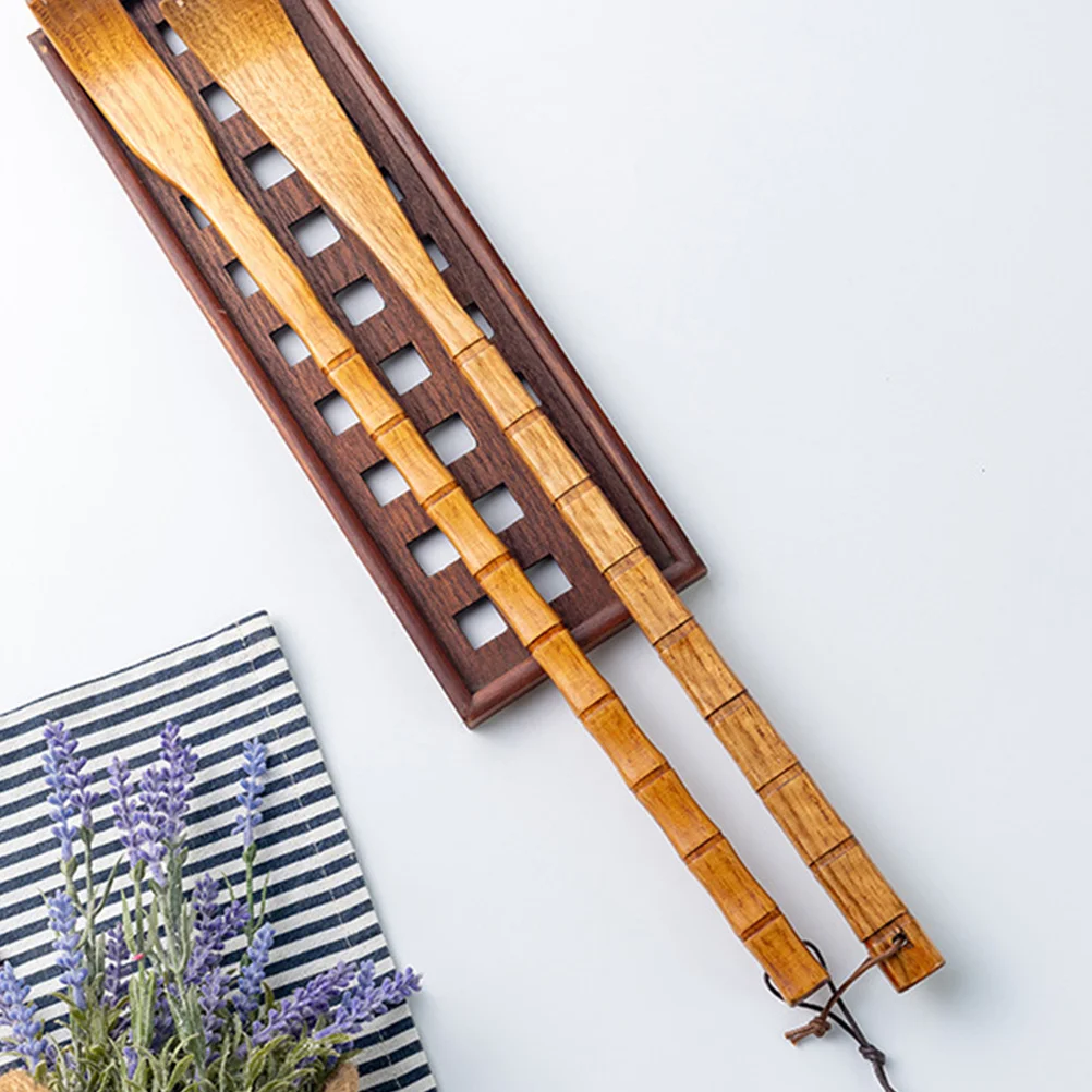 

1Set High-Quality Wooden Back Scratchers Long Reach Itching Relief Durable Scratcher Claw Practical Massaging Tool for Parents