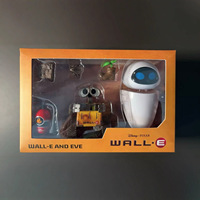Robot WALL E & EVE Set PVC Collection Action Figure Toys 9cm