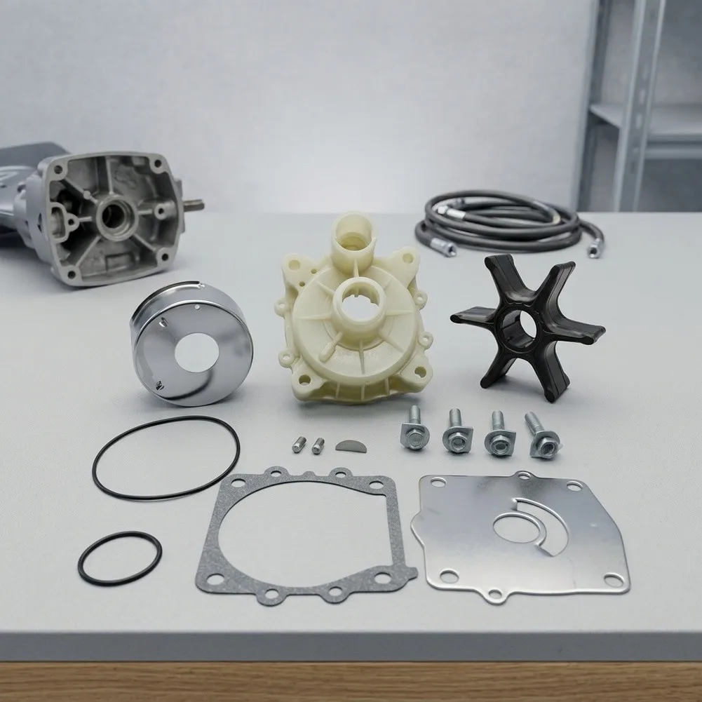 14pcs Water Pump Repair Kit For Outboard Motor 50-150HP 2 4 Engine Marine Cooling System Replacement Parts Accessories
