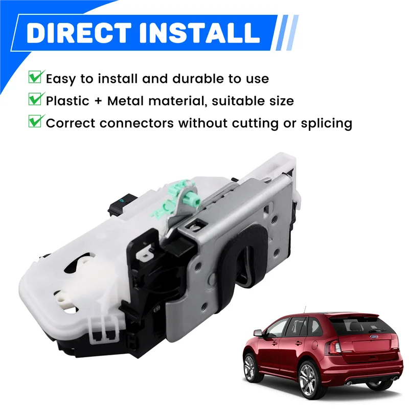 

A82M-Car Rear Door Lock Actuator For Ford Edge Lincoln MKX 2007-2015 Door Latch Black