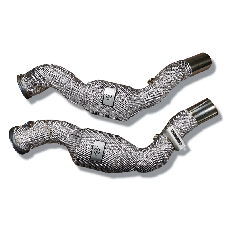 2.Performance Stainless Steel High-Flow Front Pipe With Catalytic Converter for  //Levante/Quattroporte