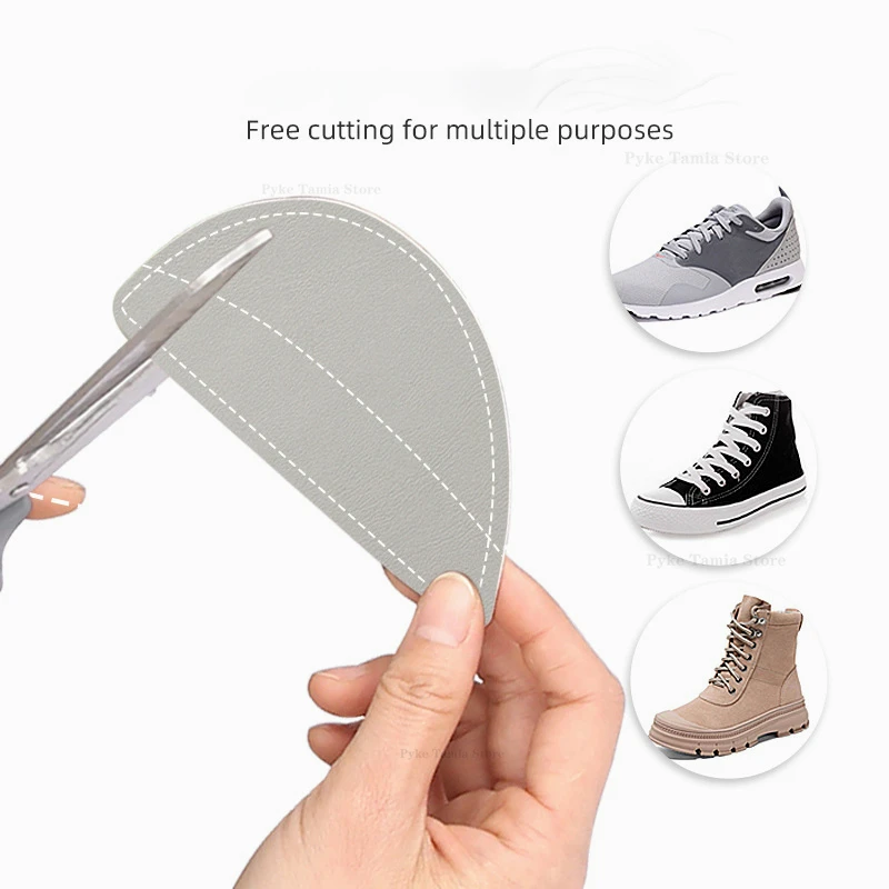 4Pcs Large Size Shoe Repair Stickers Sneakers Boots Heel Wear Allowance Self-adhesive Patches Men Women Foot Care Pad Inserts