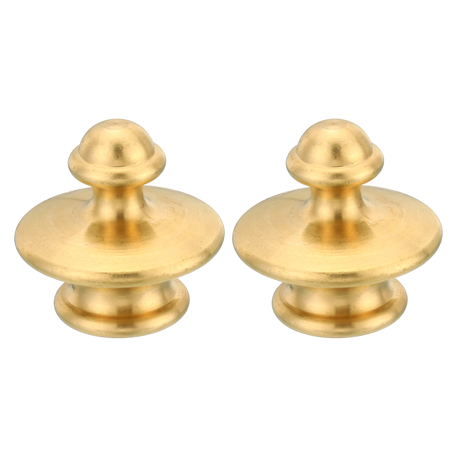 2Pack M10 Thread Lamp Finial Cap Knob Brass Top Screw Caps 30x29mm Lamp Shade Harp Decoration Light Fixture