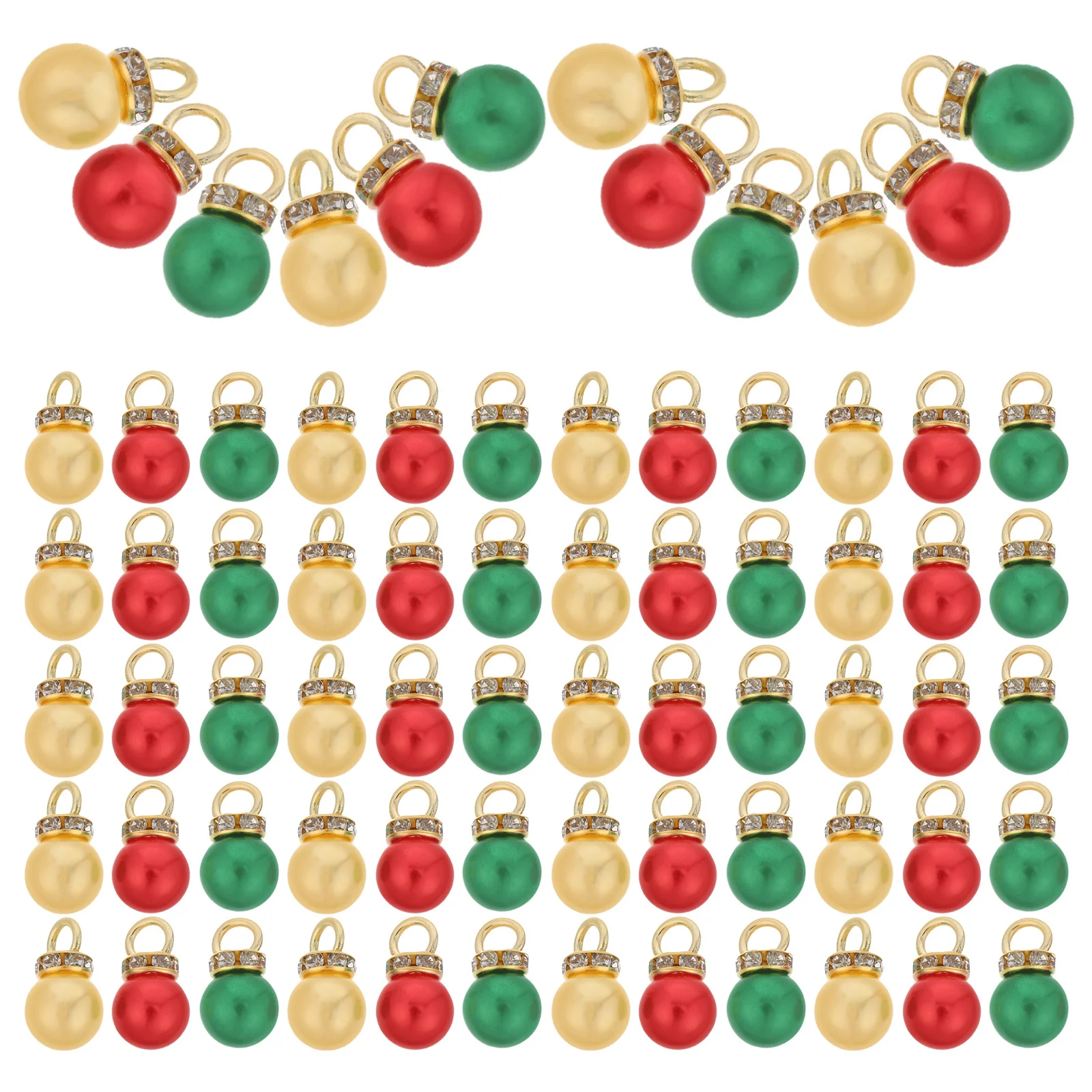 

150Pcs Small Christmas Ball Ornaments Multicolor Glitter Rhinestone Xmas Tree Hanging Baubles Holiday Craft Decoration