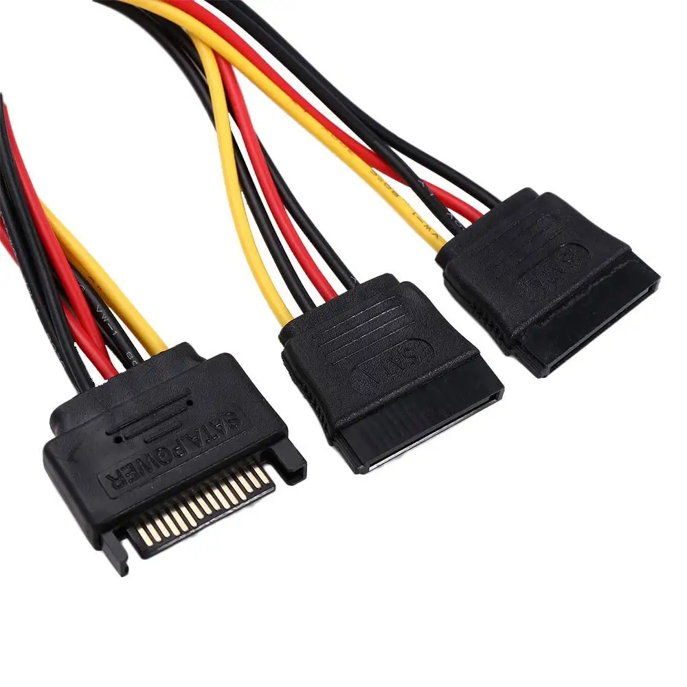 Kabel Ekstensi Daya Kabel Ekstensi PSU Kabel Pemisah Daya Kabel Adaptor SATA Kabel Daya SATA HDD Splitter Daya Hard Disk