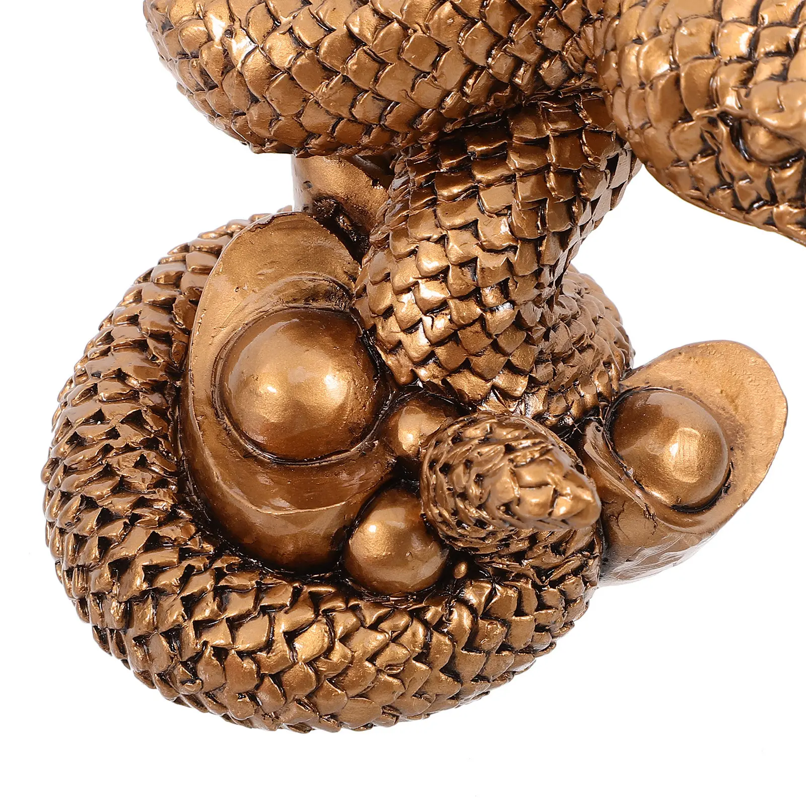Elegant Resin Snake Sculpture  - Resin Art Table Top ulasan dan harga