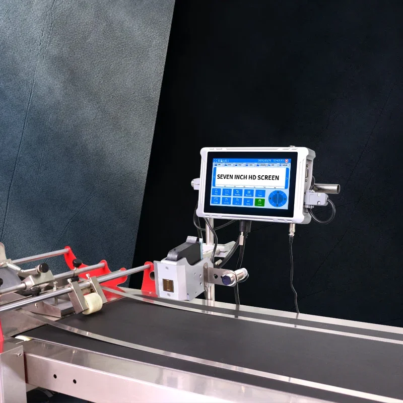 Printer Inkjet Kode Batch Tanggal Online Kecepatan Tinggi TIJ 12.7mm 25.4mm 50mm