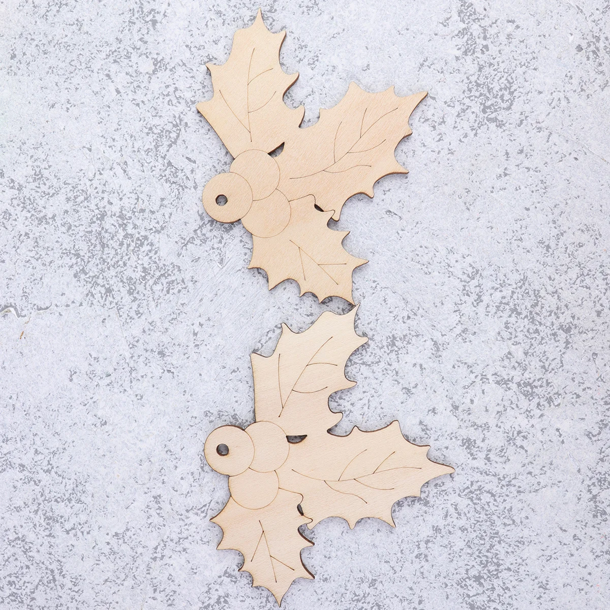 

20Pcs Christmas Wood Pendants Creative Gifts for Party Decorations Handmade Ornaments Christmas Decor Xmas Hanging Pendant