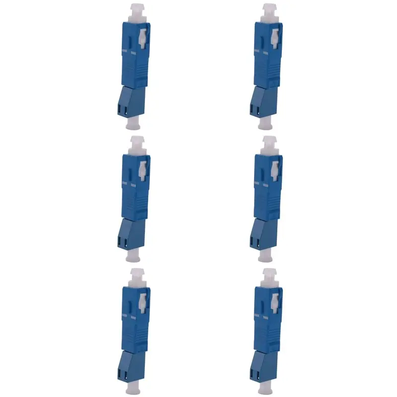 A59Z-6X Optical Equipment Tool LC Female To SC Male Hybrid Flange Singlemode 9/125 SM Optical Fiber Adapter Connector