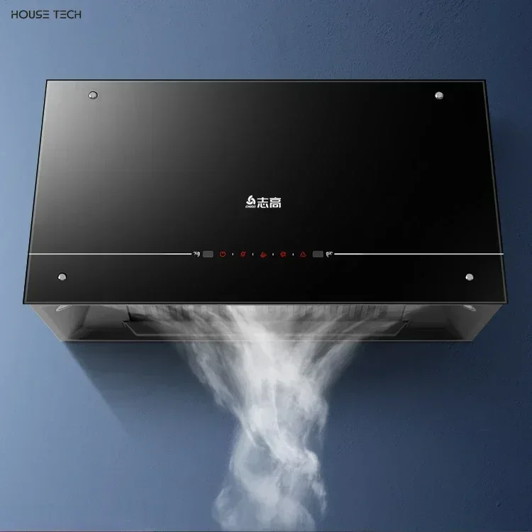 household range hood Large suction Chinese style top suction wall mounted old style small kitchen range hood