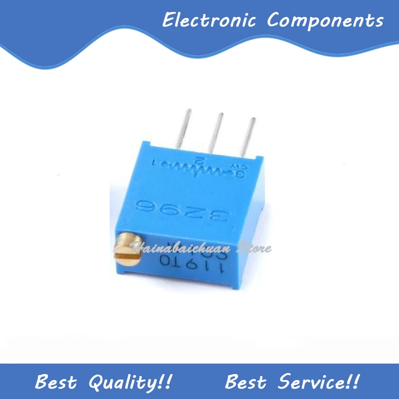 

10 шт./партия, регулируемый потенциометр 3296W-1-103LF 10K ± 10% ± ppm/℃ DIP3