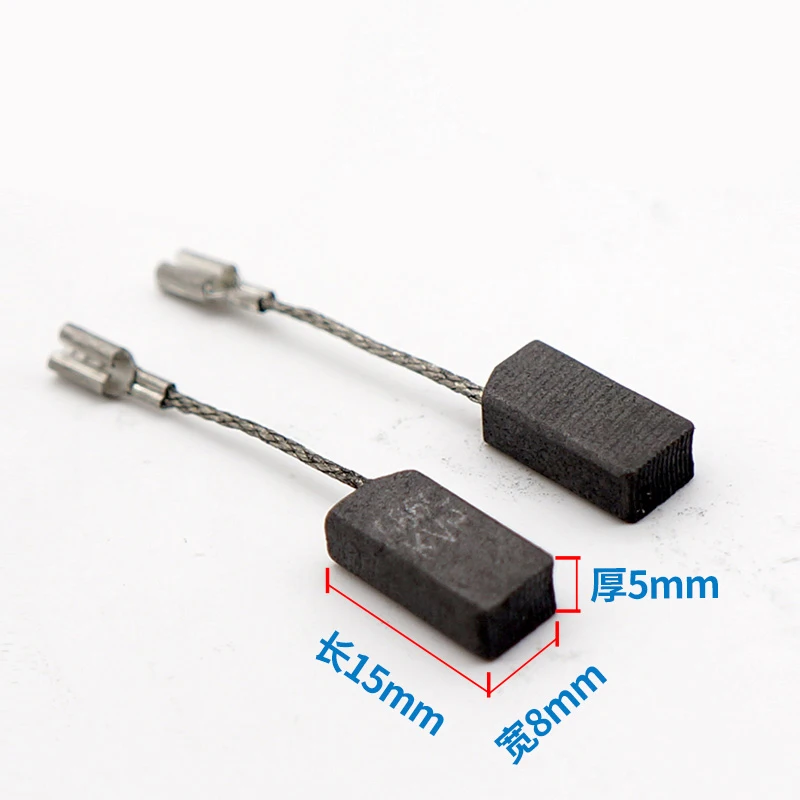 Imagem -02 - Escova de Carbono para Rebarbadora Bosch Kvp A86c Tws6000 6600 Gws6100 125 8-100 5x8x15 mm 1619p07571 Acessórios