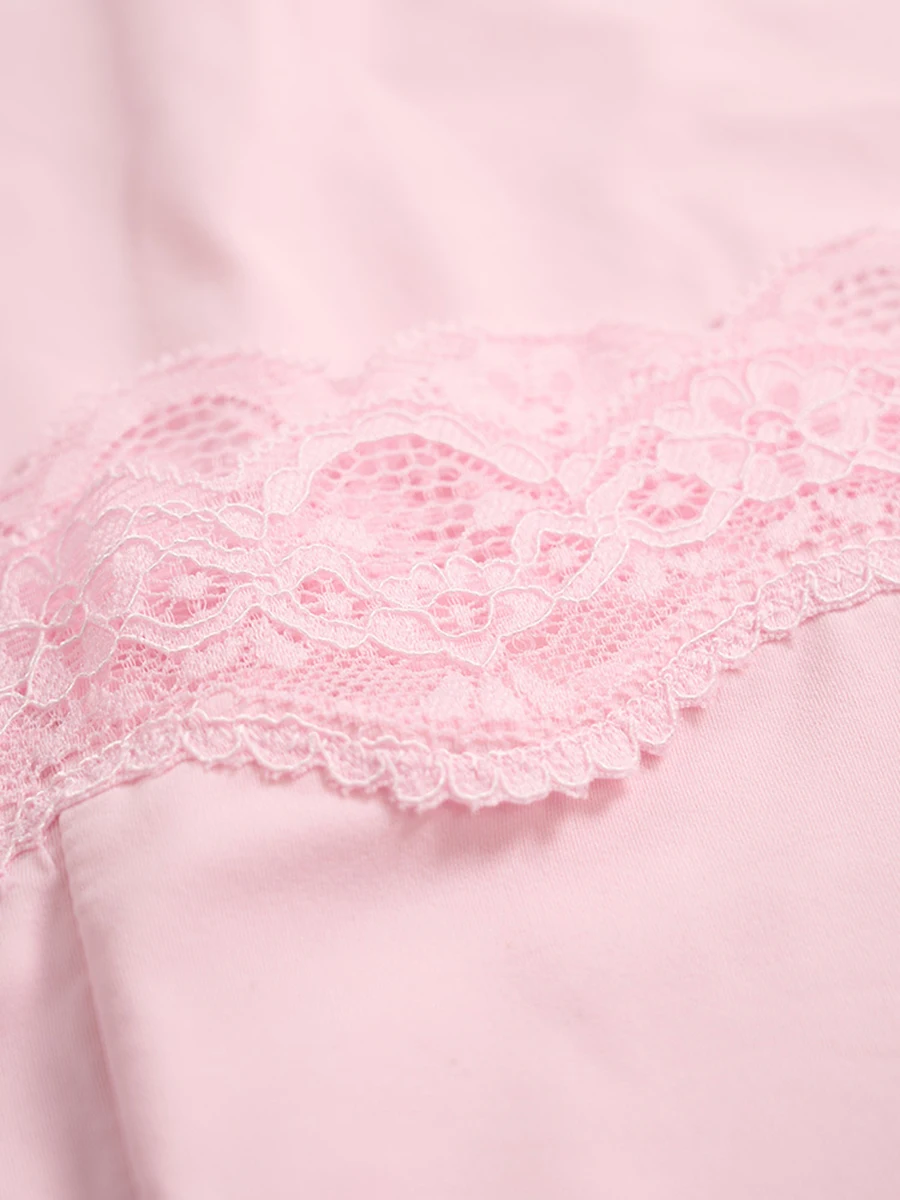 Abito aderente da donna sexy con finiture in pizzo Abito estivo da donna solido alto elastico senza maniche Abiti corti Abiti camis neri in cotone vintage