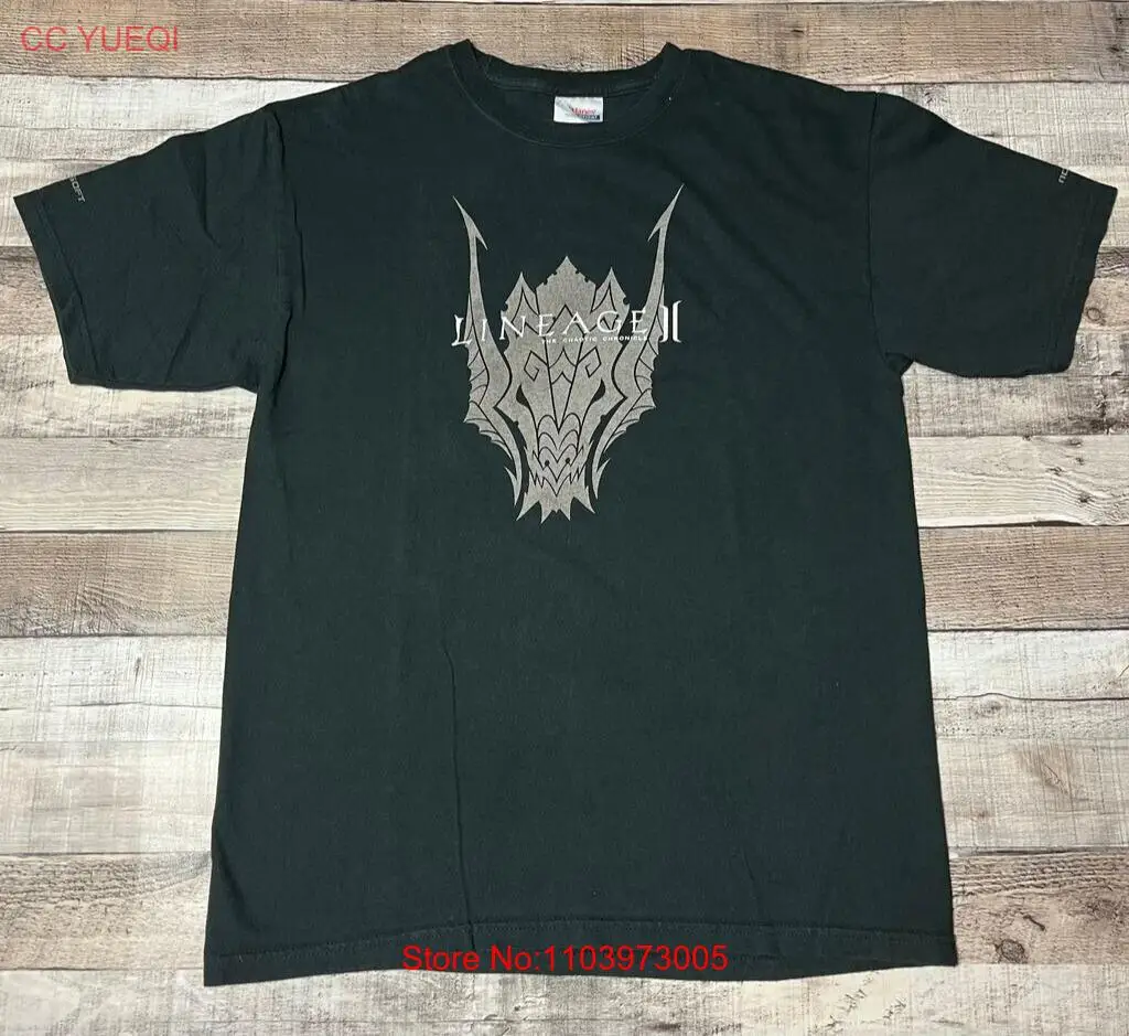 Lineage 2 Shirt Adult Medium Black Vintage The Chaotic Chronicle Gaming