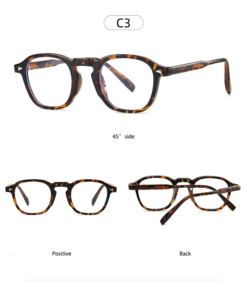 KOCOLIOR Neue TR90 Anti-Blaulicht-Brille für Männer und Frauen, Ovaler TR90-Plug-in-Design, Vielseitiger Rahmen, Lesebrille – Detail 13