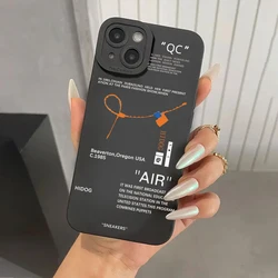 Hot SNEAKERS Sports Shoes AIR Phone Case For iPhone 17 16 15 Pro Max Cases iPhone 17e 14 13 12 11 16 Plus White label Back Cover