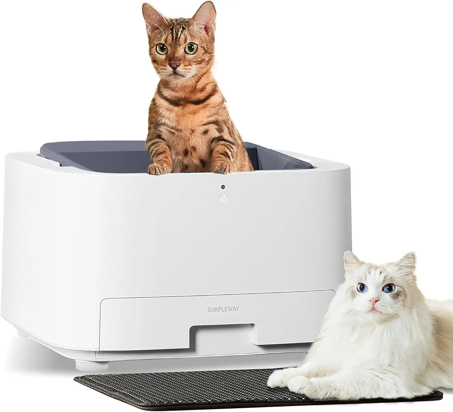 Cat Litter Box Self Cleaning: Automatic Kitty Litter Boxes for Pet Lover Large Auto Litter Scooping Free Robotic for Multiple