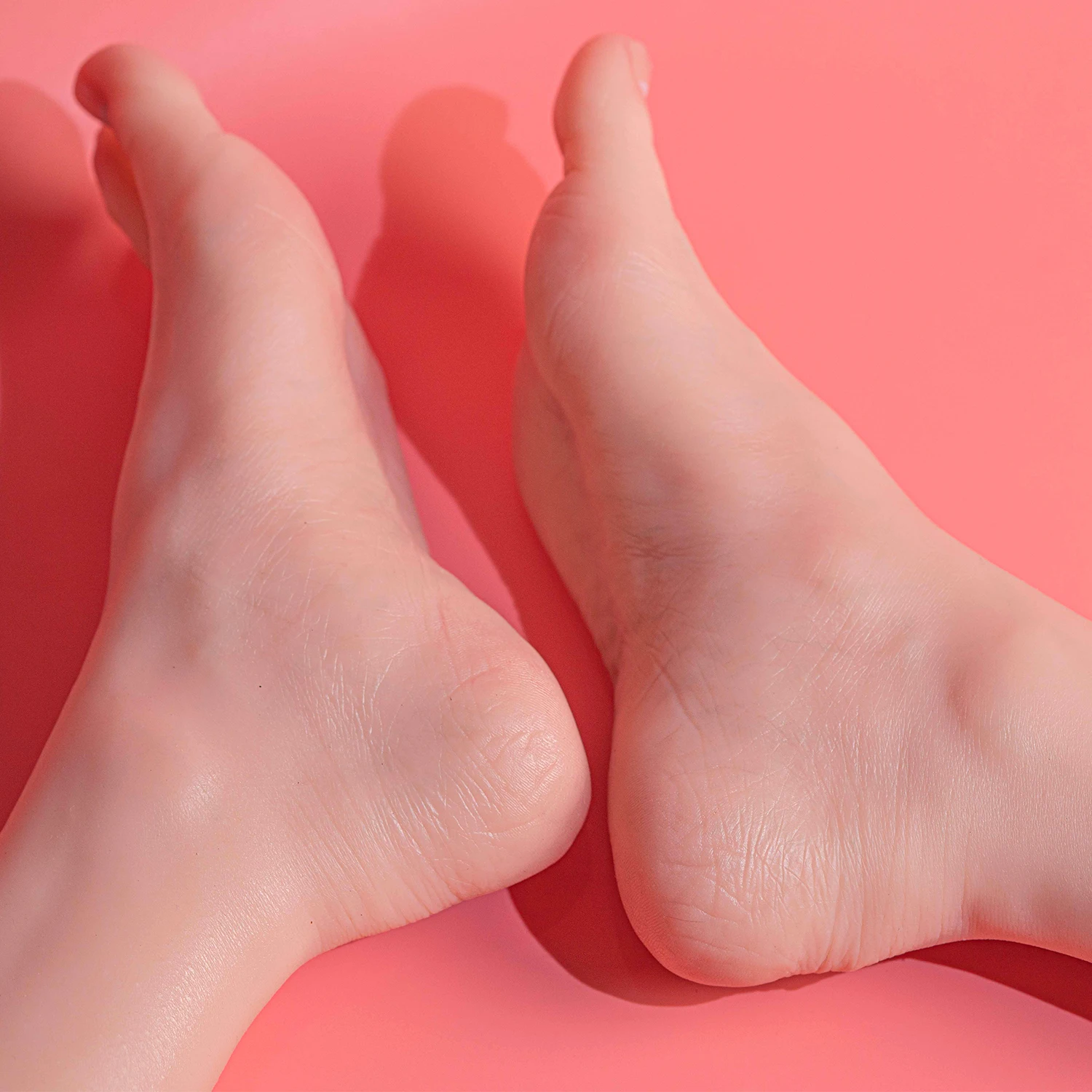 Female Silicone Foot Model Lifelike Simulation Fake Nail Practice Mannequin Feet Fetish For Footjob Shoes Sock Display TGJ36