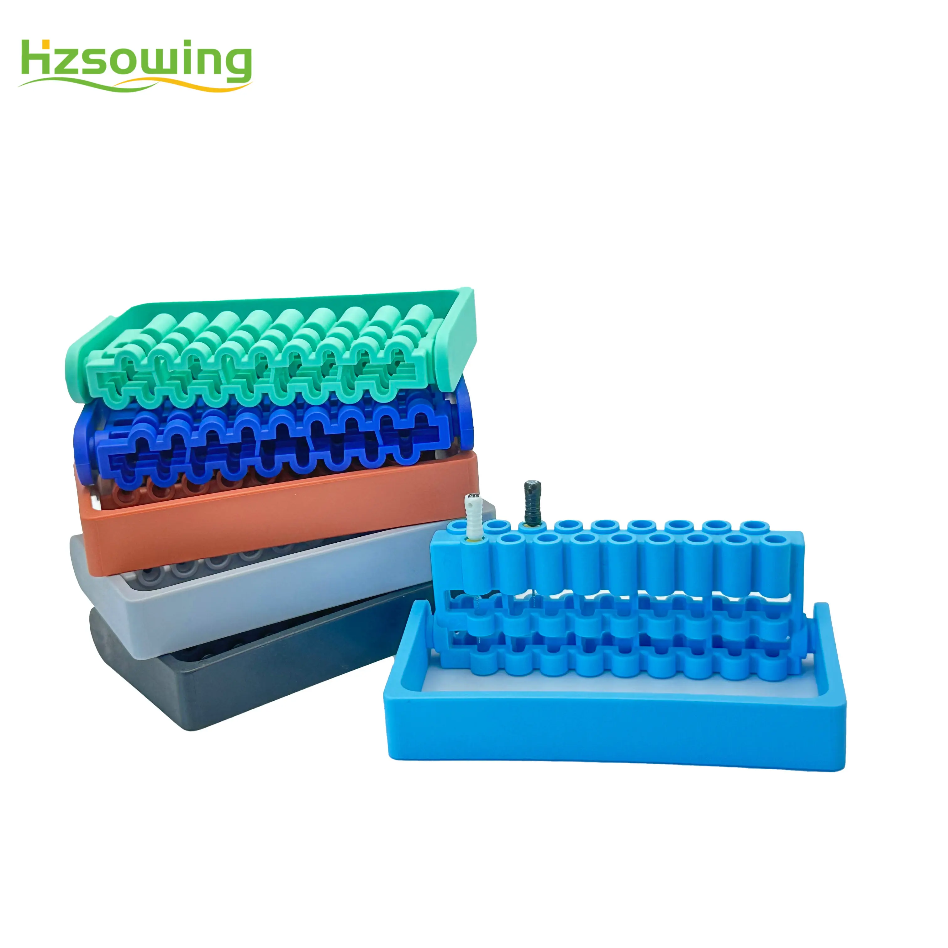 1pcs Endo Files Plastic Holder Dentist Disinfection Root Canal Files Holder Available 135℃ Sterilization