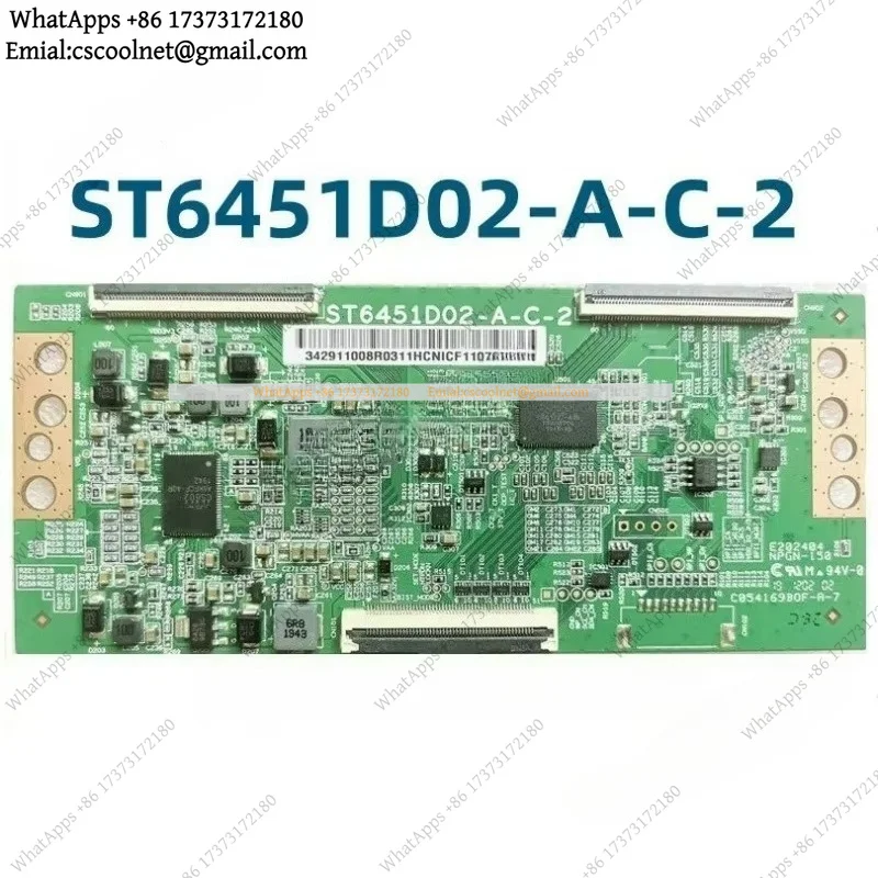 T-Con Logic Board ST6451D02-A-C-2 For Xiaomi L65M5-EA 65 Inch 4K TV Screen Driver PCB Replacement Spare Parts Accessories