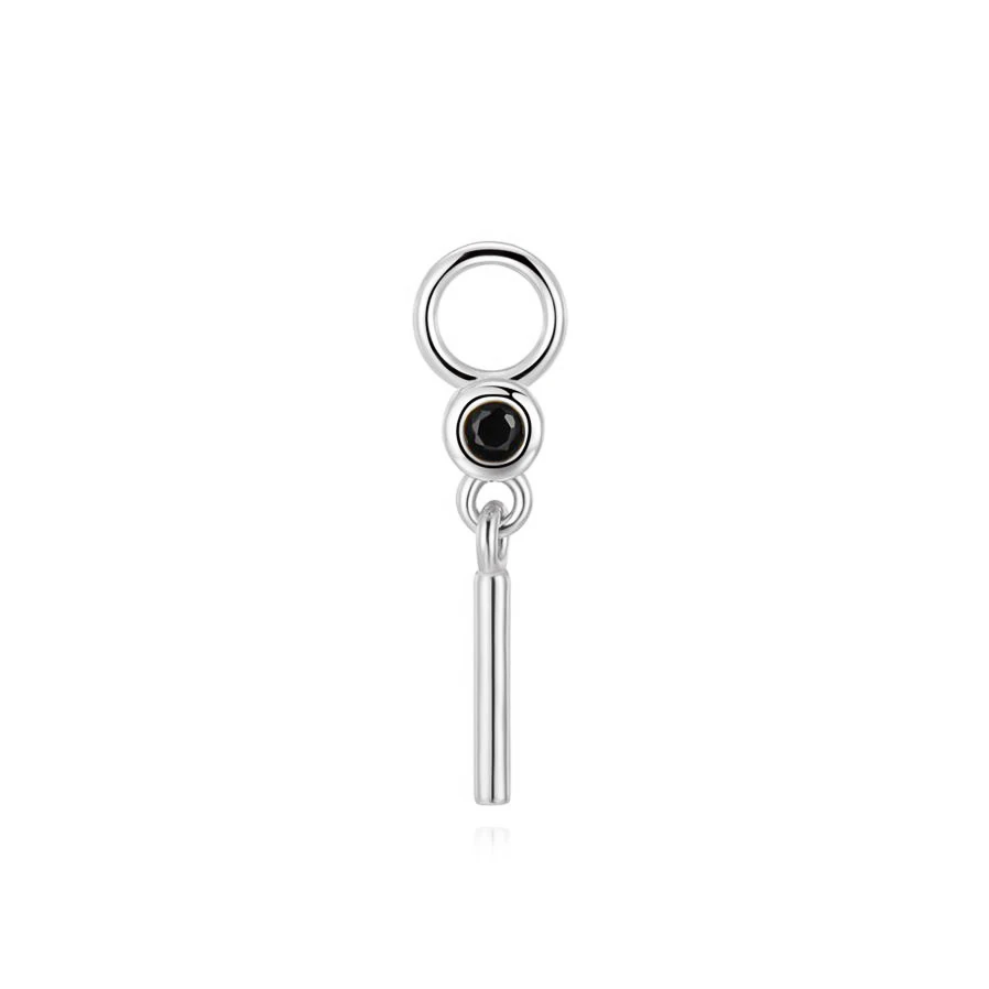 CANNER 1PC 925 Sterling Silver DIY Chain Tassel Piercing Earrings Chain Charm Accessories Y2k Color CZ Jewelry Accessories Gift - view 3